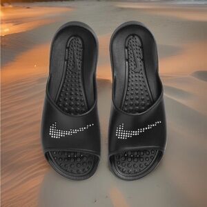 Nike Victori One Men's Slide Sandals. Black/White logo. New with Tags